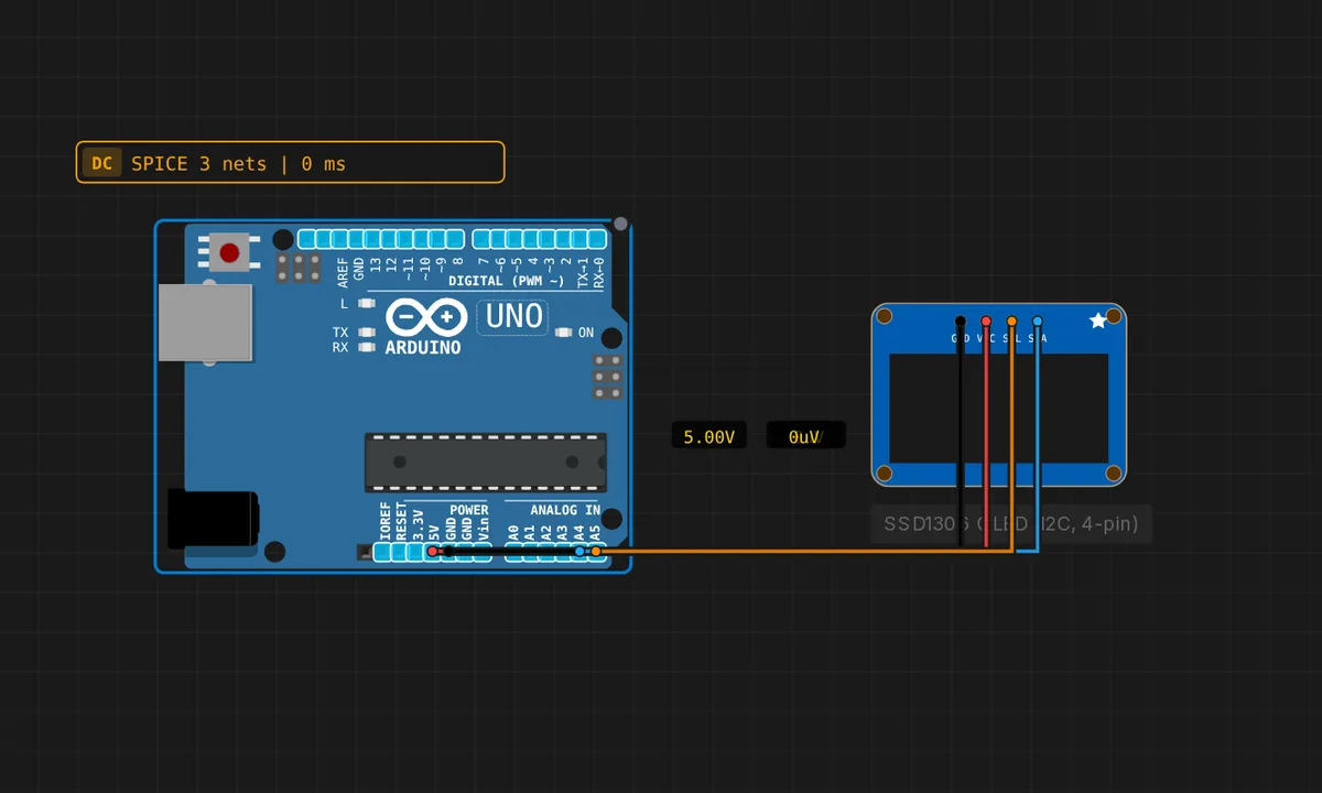 SSD1306 OLED (I2C)